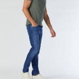 Mavi Jeans Mens 38x31 Jake Slim Leg Blue Denim Straight Leg Mid Rise